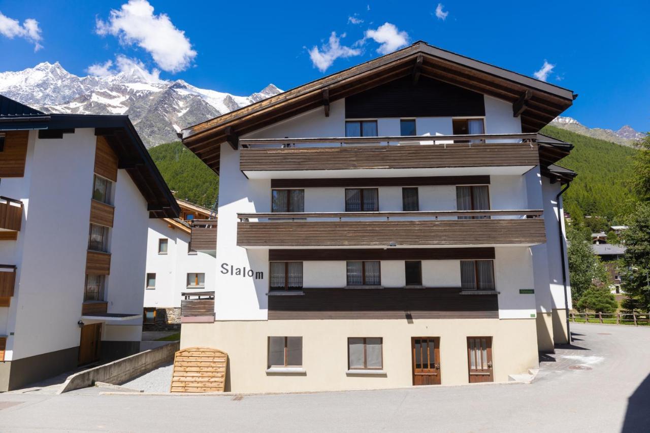 Apartamento Haus Slalom Saas-Fee Exterior foto
