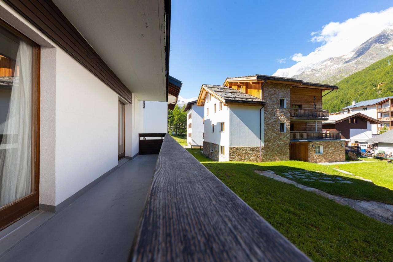 Apartamento Haus Slalom Saas-Fee Exterior foto