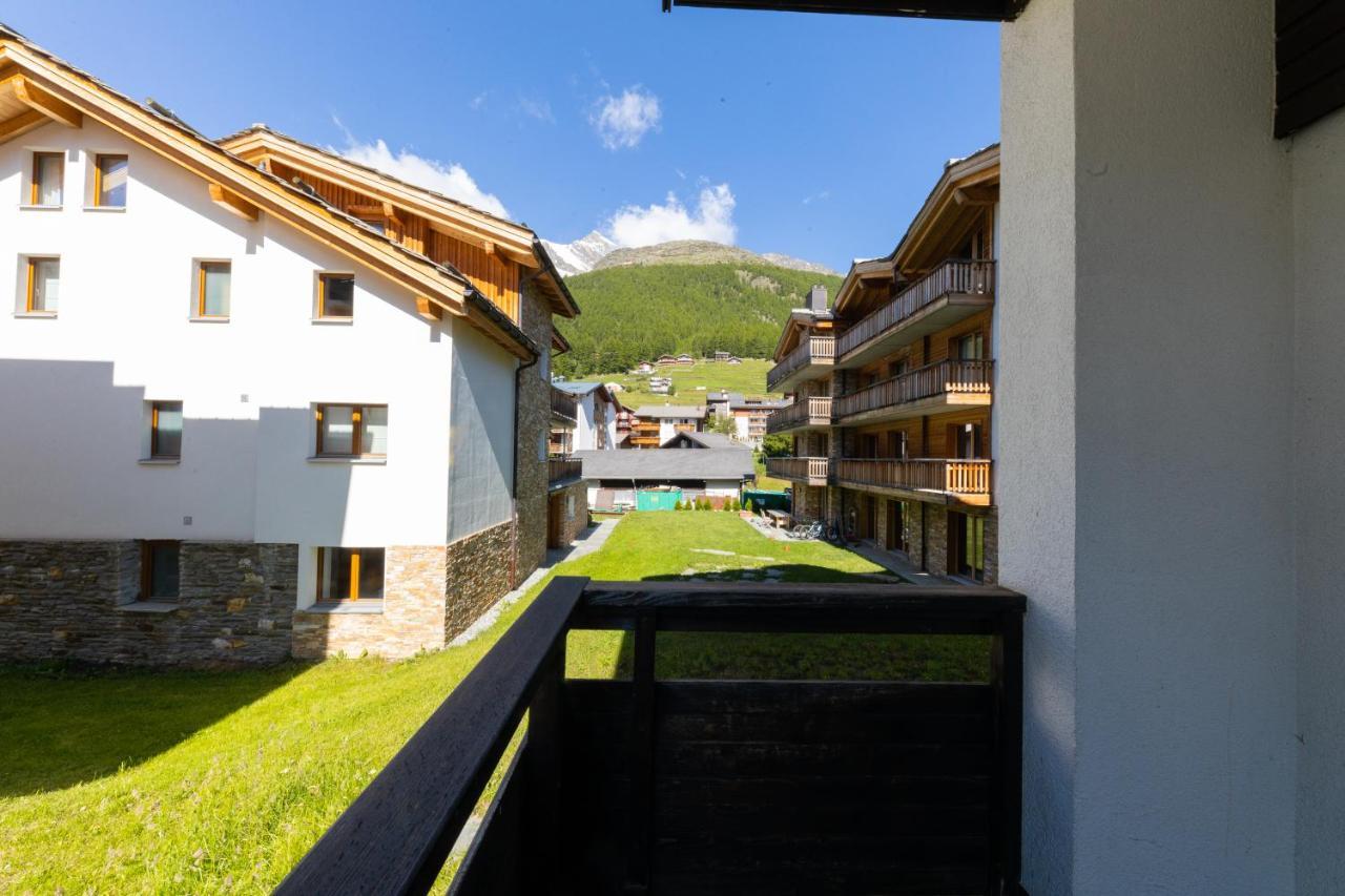Apartamento Haus Slalom Saas-Fee Exterior foto