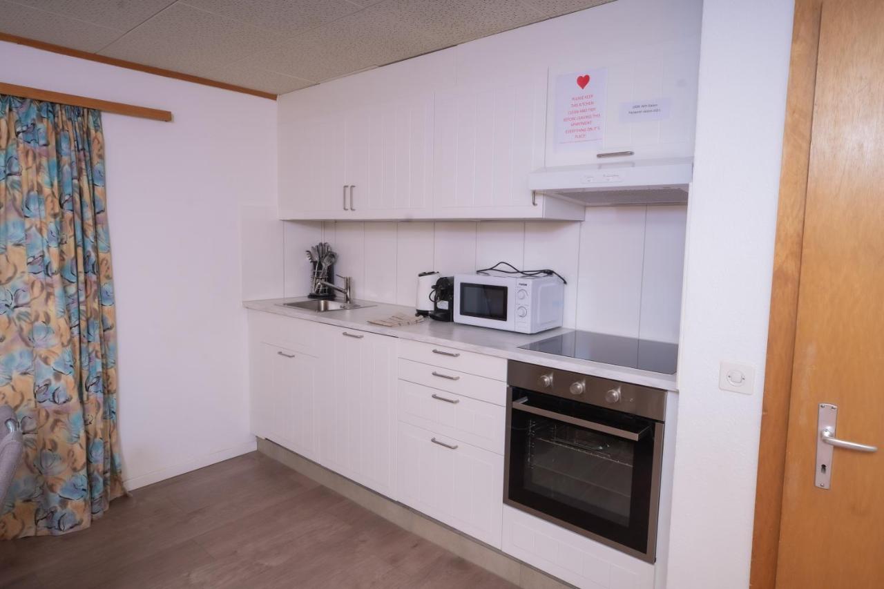 Apartamento Haus Slalom Saas-Fee Exterior foto